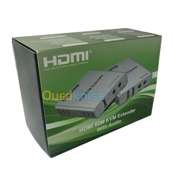 EXTENDER HDMI+USB KVM IP 4k 30M / 60M / 120M / 150M / 200M 2