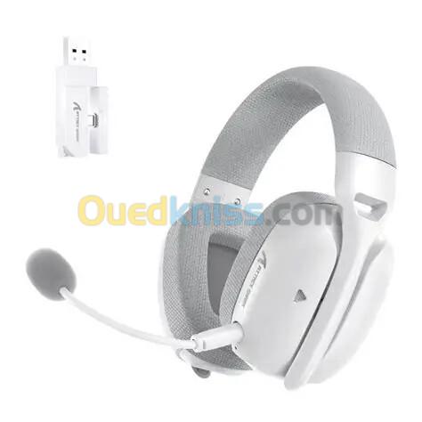 Casque Gaming ATTACK SHARK L80 PRO  Sans Fil  Blanc & Noir 2