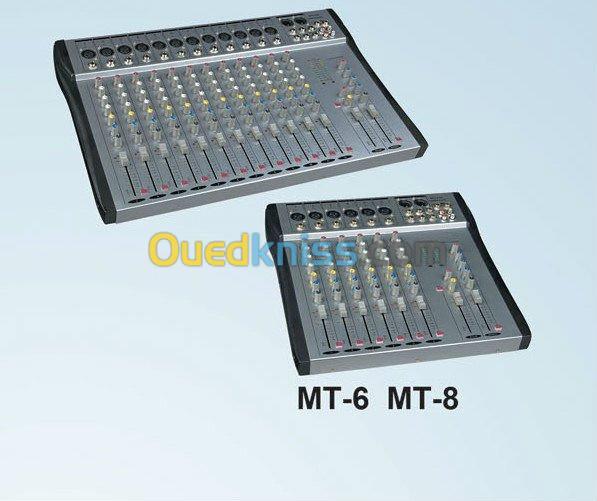 TABLE MIXAGE AUDIO MIX MT6/MT8/MT12