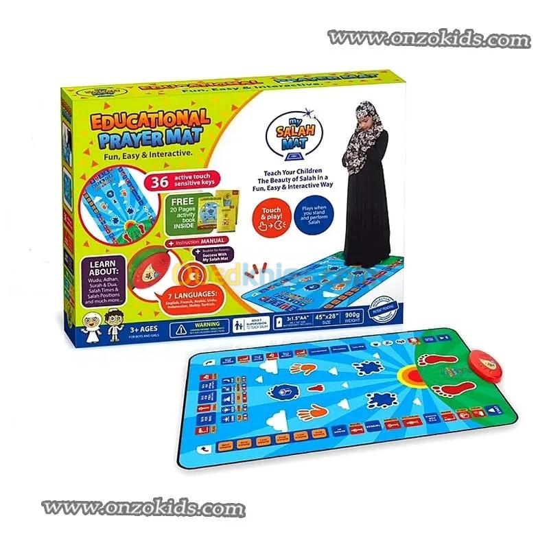  Tapis de prière musulman interactif et éducatif pour les enfants