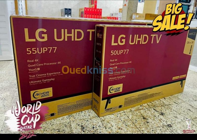  Tv LG SMART UHD 4K UP77 50"/55"