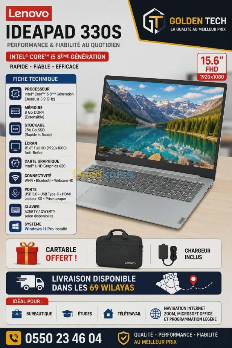 NOUVELLE ARRIVAGE LAPTOP ACER HP DELL HP THINKPAD LA GAMME GARANTIE ET LIVRAISON 69 WILAYAS 15