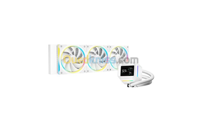 watercooling deepcool LM360 LCD Ecran White