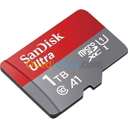  Sandisk Carte memoire 1TB 1000Go/GB microSDXC Full UHD-I Ultra UHS-I Classe 10 A1