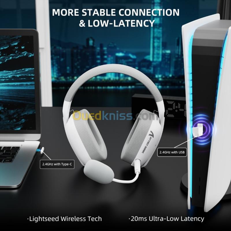 CASQUE Attack Shark L80PRO Wireless TRI MODE 2