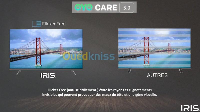 TELEVISEUR IRIS 75 M8020 MINILED ANDROID 14 GOOGLE TV 75POUCES UHD 4K 120Hz MATTE 27