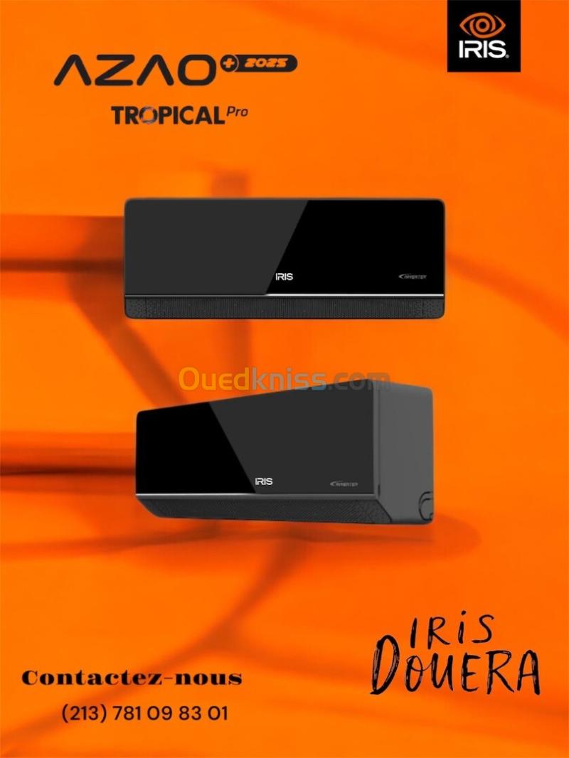 CLIMATISEUR IRIS AZAO+ PRO 18000 BTU SUPER TROPICAL INVERTER T3 2025 NOIR