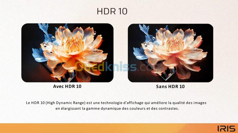 TELEVISEUR IRIS 55 G5020 ANDROID 14 GOOGLE TV 55POUCES UHD 4K 7