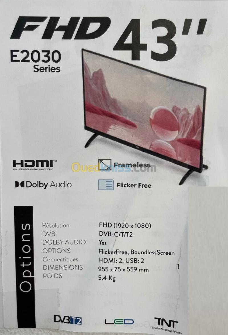 TV IRIS 43E2020 42POUCES FHD SIMPLE