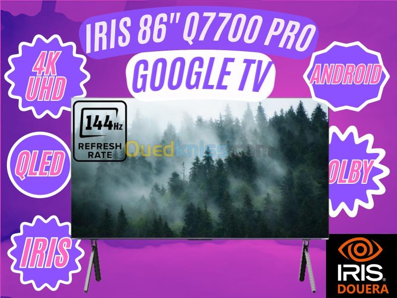 GAMING TV IRIS QLED Q7700 PRO GOOGLE TV UHD 4K 144Hz Matte (86"/100") 21
