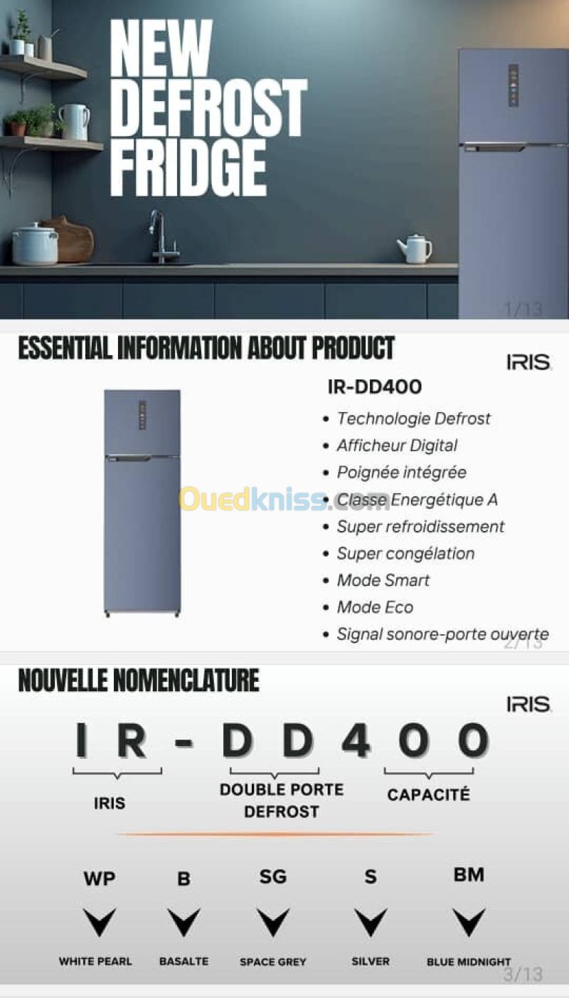 REFRIGERATEUR IRIS IR-DD400 DEFROST (AFFICHEUR DIGITAL) 2