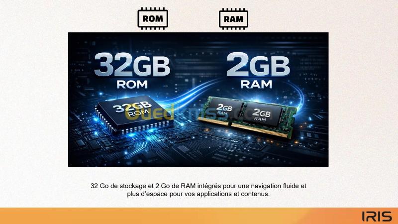 TELEVISEUR IRIS 55 Q7020 QLED ANDROID 14 GOOGLE TV 55POUCES UHD 4K 120Hz 8