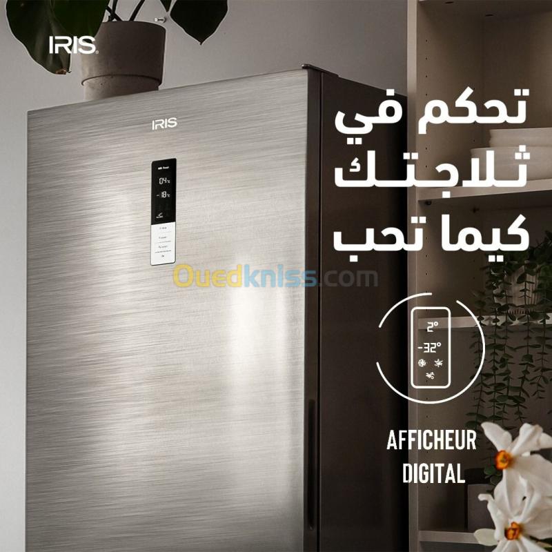 REFRIGERATUER IRIS IR-CN410 NO-FROST COMBINÉ INOX 10