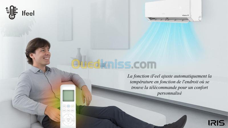 CLIMATISEUR IRIS SUPER AZAO+ PRO SMART WIFI 12000 BTU SUPER TROPICAL INVERTER T3 2025 BLANC 15