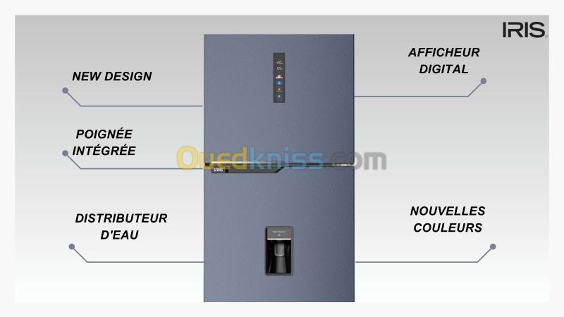 REFRIGERATEUR IRIS IR-DD480 DEFROST (AFFICHEUR DIGITAL) 5