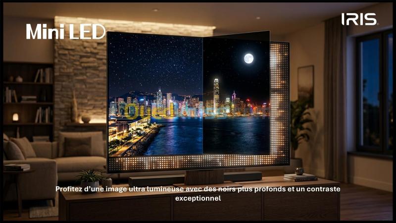 TELEVISEUR IRIS 65 M8020 MINILED ANDROID 14 GOOGLE TV 65POUCES UHD 4K 120Hz MATTE 19