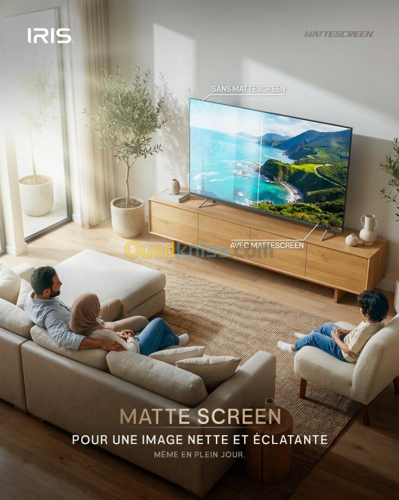 TELEVISEUR IRIS 65 M8020 MINILED ANDROID 14 GOOGLE TV 65POUCES UHD 4K 120Hz MATTE 24
