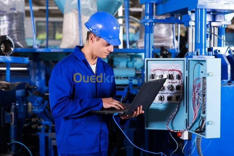   Technicien en Maintenance et automatisme industrielle.    أشغال كهرباء صناعية و معمارية