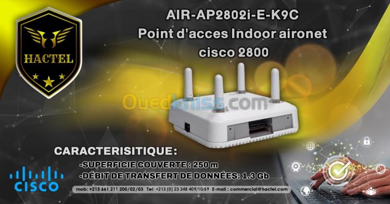 POINT D'acces CISCO INDOOR 2800 AIR-AP2802I-E-K9C