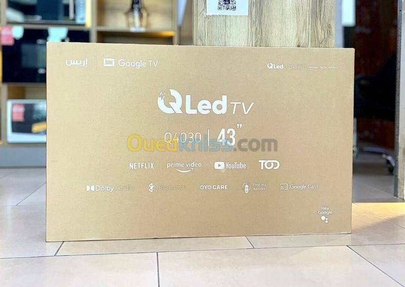IRIS 43" QLED+ GOOGLE TV Q4030 ANDROID 14 SMART FHD 43 POUCES 2