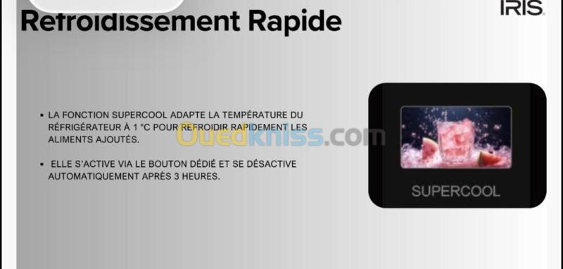 REFRIGERATEUR IRIS 400 L DEFROST IR-DD400 AFFICHEUR 4