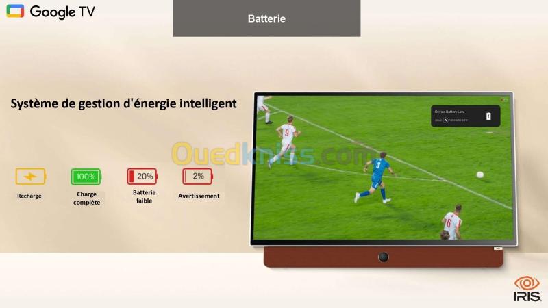 TV IRIS 24" PORTABLE G4030p FULL HD GOOGLE TV ANDROID 24 POUCES 3