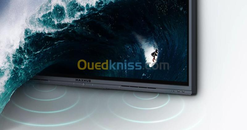 Écran tactile interactif 4K MAXHUB C8630 86" avec caméra 48 Mpx, audio professionnel et double Wi-Fi Win11 i5-12450H 3