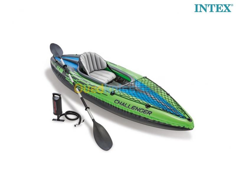  Kayak canoe 1 place (CHALLENGER K1) avec pompe et rames INTEX