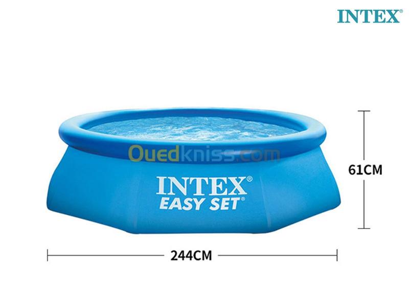  Piscine gonflable ronde EASY SET 2.44m X 0.61m INTEX