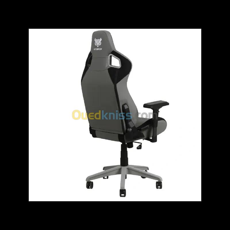 HYBROK SILENCE - CHAISE GAMING ERGONOMIQUE - CONFORT OPTIMAL - DOSSIER INCLINABLE - PIVOTANTE 360 DEGREE - ORIGINAL 3