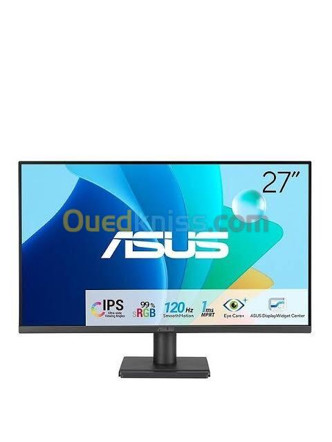ECRAN ASUS VA279HG - GAMING 27" FHD - 1MS - DALLE IPS - 120HZ - ADAPTIVE-SYNC - HDMI/VGA - BLACK