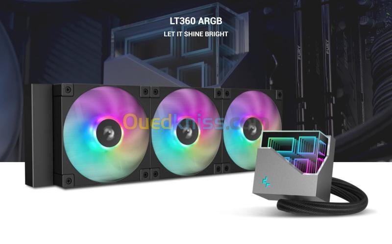 WATERCOOLING DEEPCOOL LT360 BLACK ARGB 2
