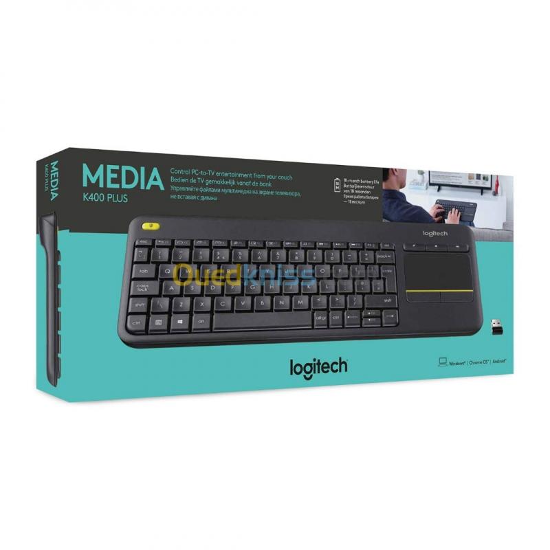 Logitech Wireless Touch Keyboard K400 Plus