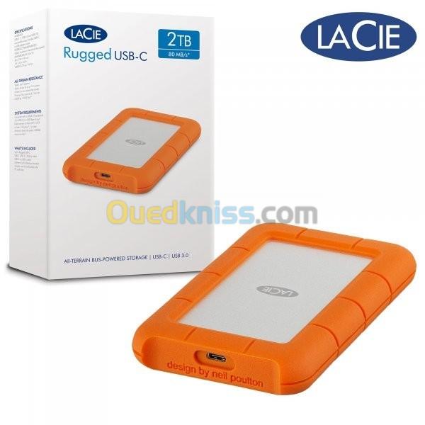  LaCie Rugged Mini 2 TB Portable 2.5" Disque Dur Externe