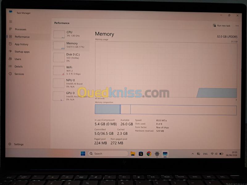HP elitebook X G1i 14 inch ecran/ Intel Core Ultra 7 258V/Ultra 7 268V/ 32GB Ram 8533 MTs / 1TB NVME 7