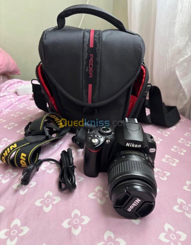 Nikon D60+lens 18-55mm +batterie+ chargeur 4