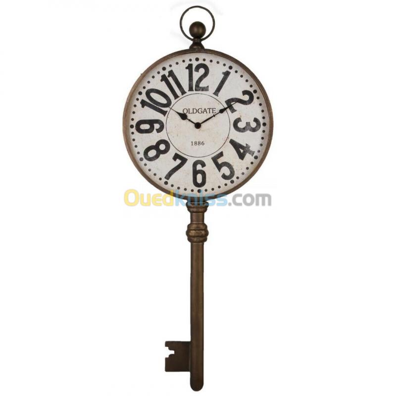  Horloge "Clef" en métal 40x100 cm atmesphera
