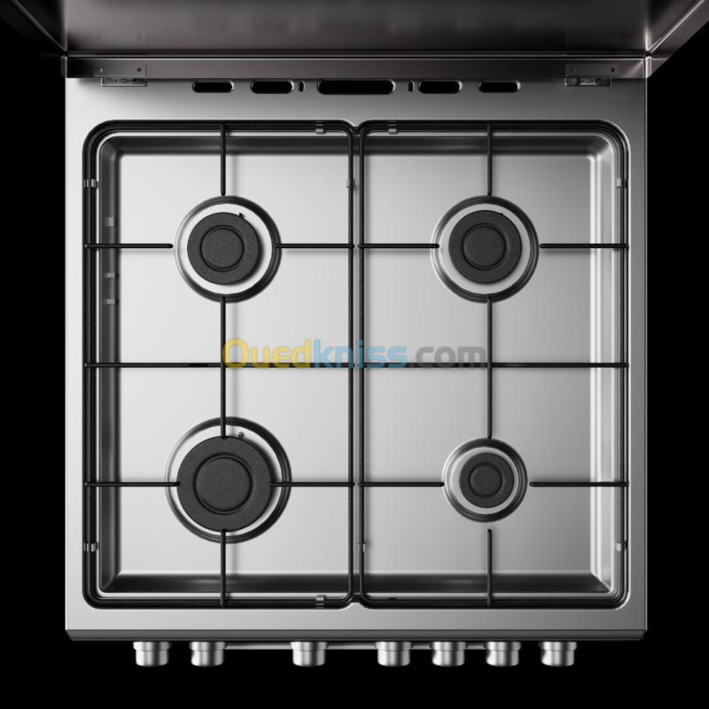 PROMOTION CUISINIÈRE BRANDT 4FEUX INOX GAZ ÉLECTRIQUE VENTILÉE 3
