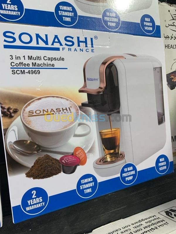  PROMO MACHINE A CAFÉ 3EN1 SONASHI 