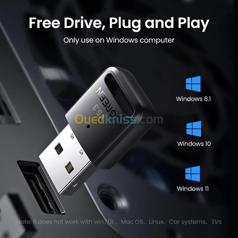 Adaptateur Dongle USB Bluetooth 5.3 Ugreen pour PC haut-parleur souris clavier 2