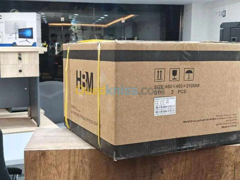 ONDULEUR STABILISATEUR UPS/AVR 2000VA - 4 SORTIES PRISES HBM Ref : 4522 3