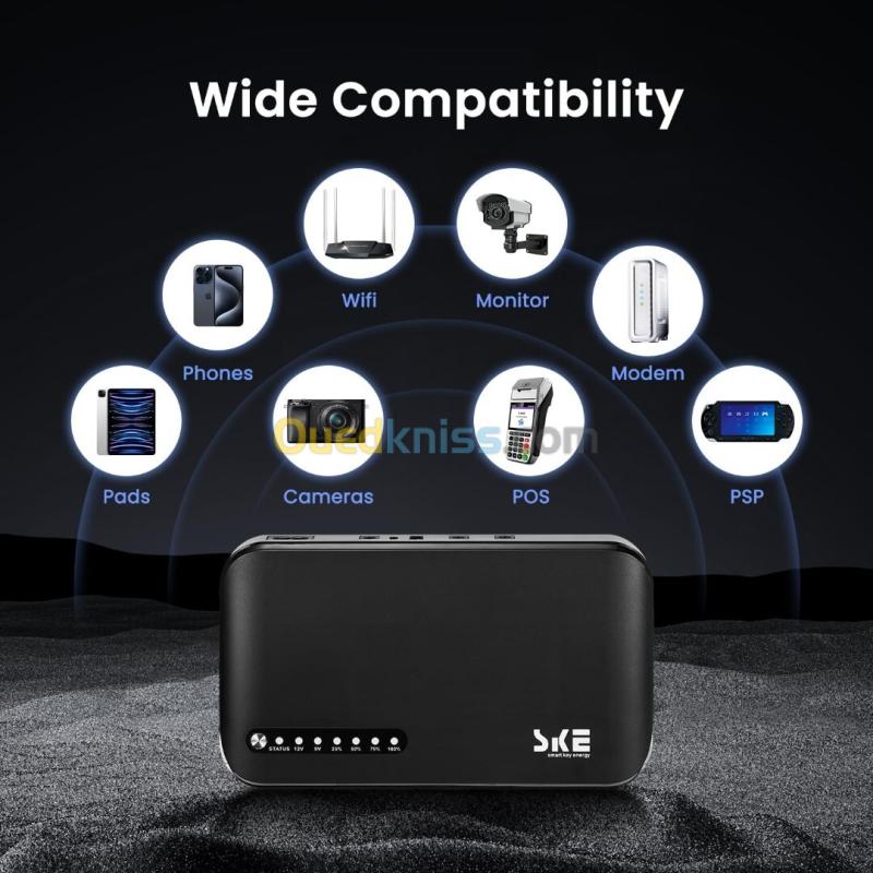 ONDULEUR MINI UPS SKE- POE 830P 20.000MAH Ref: 7130 2