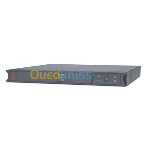 APC SMART-UPS 450VA - ONDULEUR RACKABLE - 280 WATTS - LINE INTERACTIVE - SC450RMI1U - RJ-45 -RACK 1U