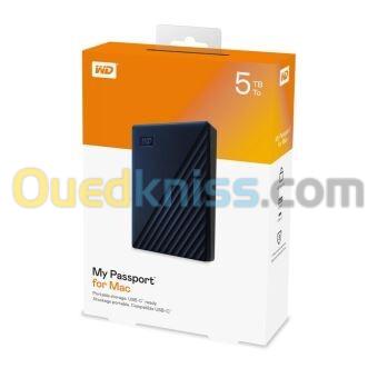 disque dur externe 05 Tb WD My Passport for Mac USB-C / USB-A