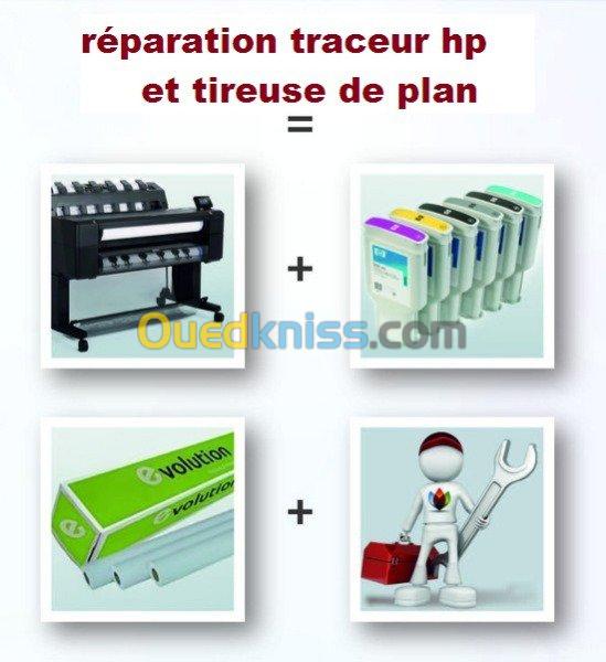 réparation traceur hp 500 , 510 , t520