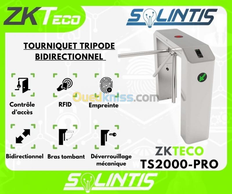  Tourniquet Tripode Pour contrôle d'accès ZKTeco TS2000 PRO