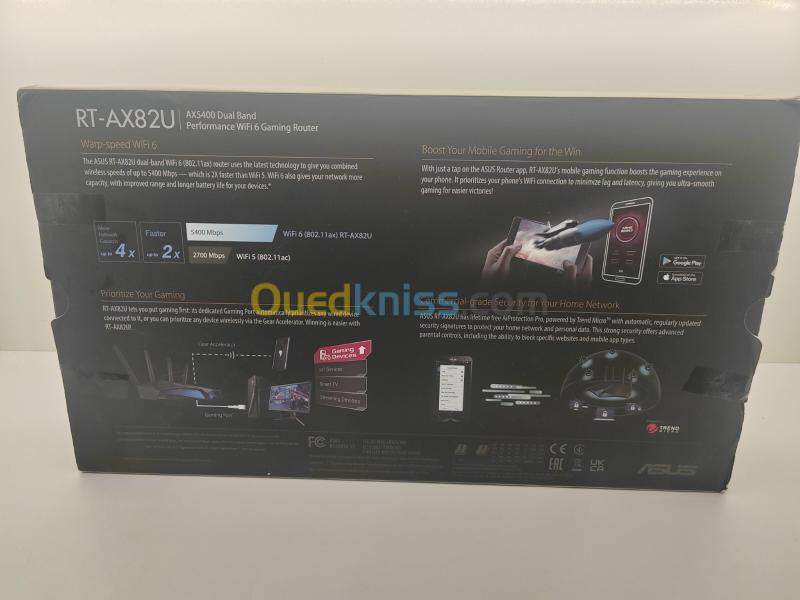 ASUS RT-AX82U Routeur gaming AX5400 Wi-Fi 6 2
