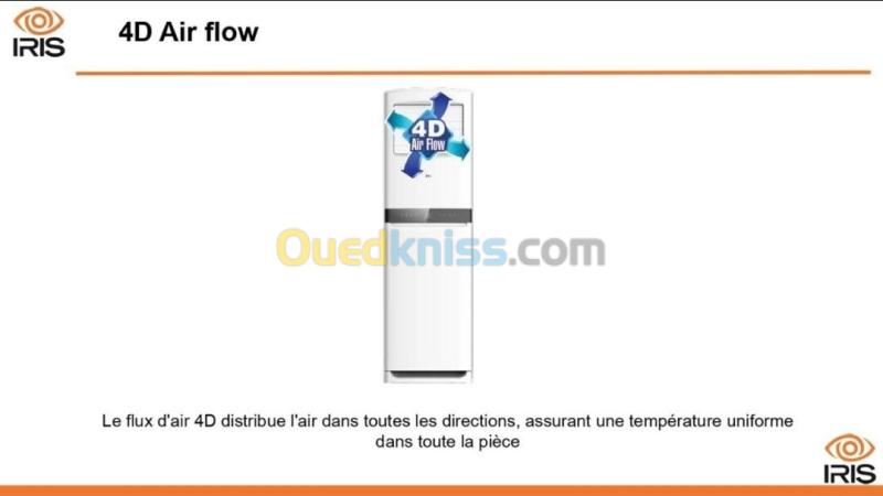 CLIMATISEUR IRIS ARMOIRE AIR FLOW 4D SPLIT SUPER TROPICAL T3 SERIE E 48000 BTU 5