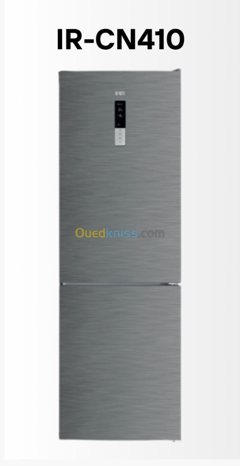 RÉFRIGÉRATEUR IRIS NO FROST COMBINÉ 410 L INOX 2