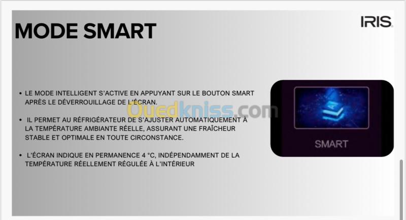 RÉFRIGÉRATEUR IRIS 400 L DEFROST IR-DD400 8